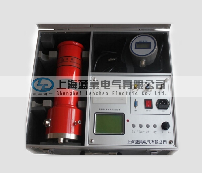 ZGF-120KV/2mA大屏智能直流高壓發(fā)生器。應(yīng)用AIPWM技術(shù)，對(duì)PWM技術(shù)的不準(zhǔn)確線性度進(jìn)行了調(diào)整，使儀器精度得到了大幅度提高。并采用AI技術(shù)設(shè)定過壓保護(hù)和過流保護(hù)取代了數(shù)字撥盤開關(guān)只能設(shè)定電壓值